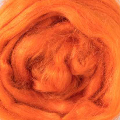 silk tussa orange