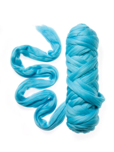 60 Turquoise merino wool