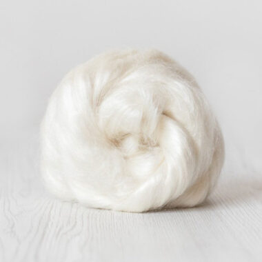 Tussah silk | Шелк тусса White